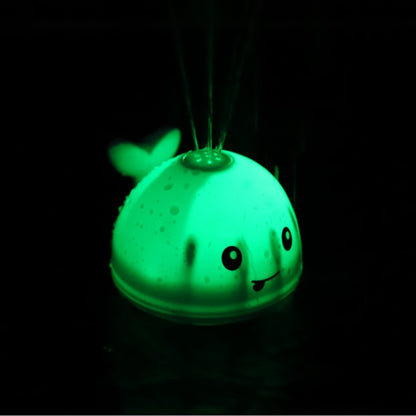 Baby Whale Bath Toys With Upgraded Light-Up-White