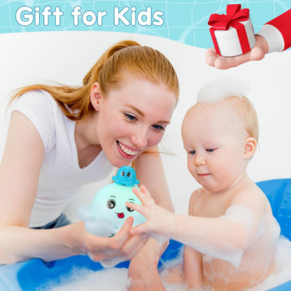 Octopus Bath Toys Rechargeable Kids With 4 Modes-Blue - Gigilli