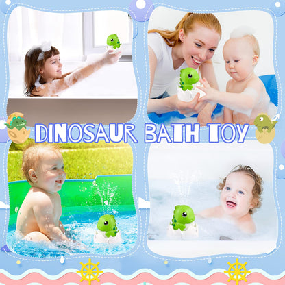 Rechargeable Dinosaur Baby Bath Toys-Light Green - Gigilli
