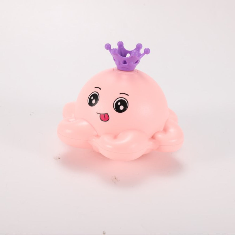 Oktopus-Badespielzeug, wiederaufladbar, für Kinder, mit 4 Modi, Rosa