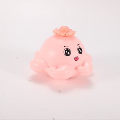 Jouets de bain poulpe rechargeables pour enfants avec 4 modes-rose