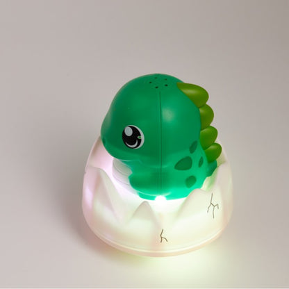 Jouets de bain rechargeables pour bébé dinosaure, vert