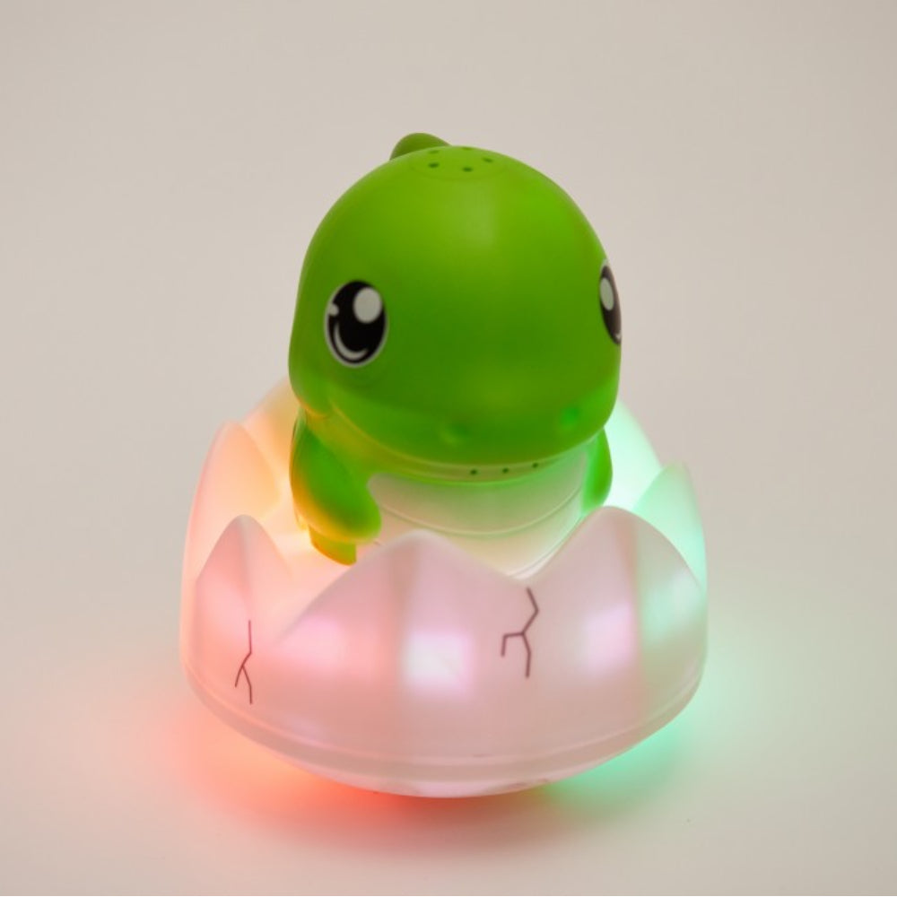 Wiederaufladbares Dinosaurier-Badespielzeug für Babys, hellgrün